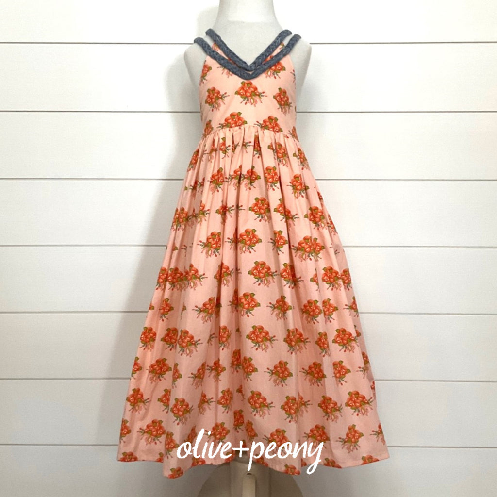 Peach Floral Maxi Dress – Olive + Peony Peach Floral Maxi Dress – Olive + Peony